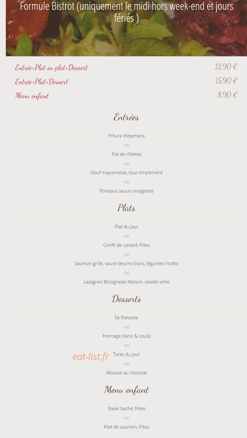 La Brasserie des Marquises — carte page 5