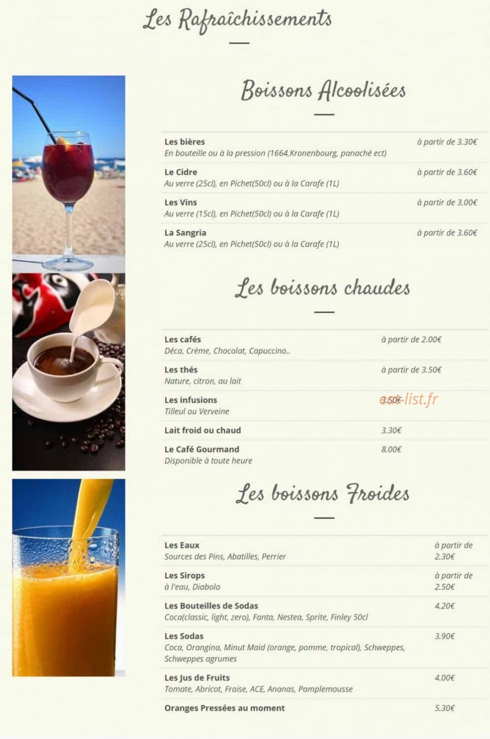 La Marina — carte page 9