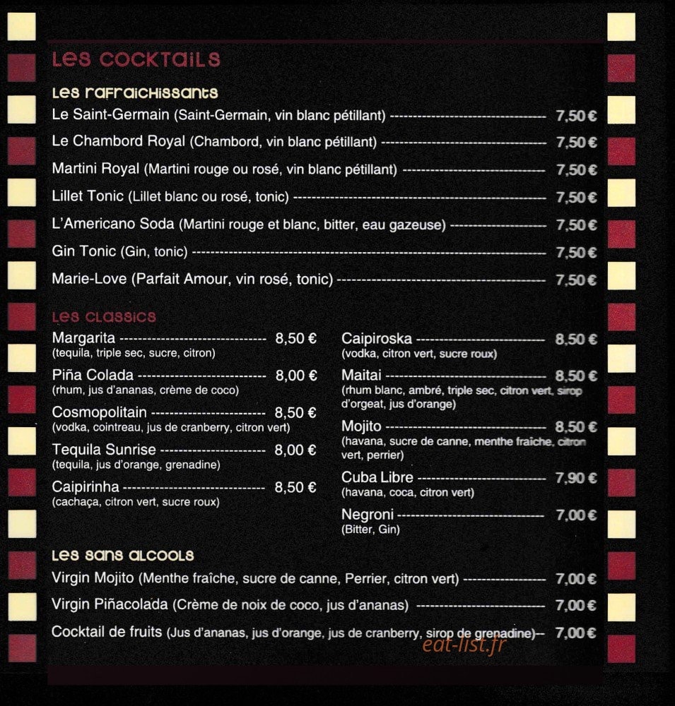 La Table du Boucher — carte page 6