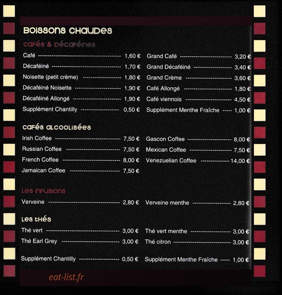 La Table du Boucher — carte page 4