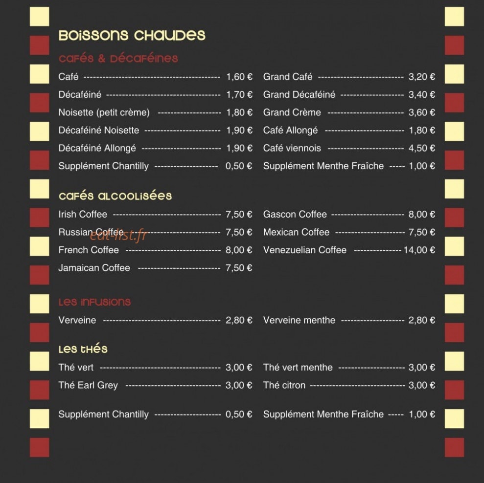 La Table du Boucher — carte page 6
