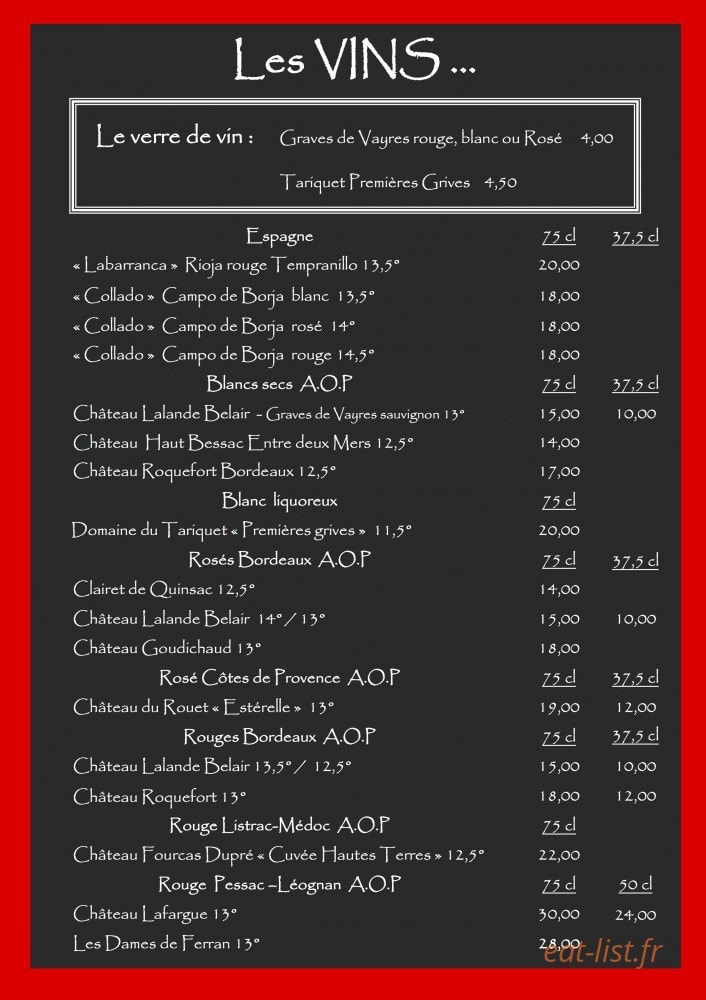 Le Chipiron — carte page 5