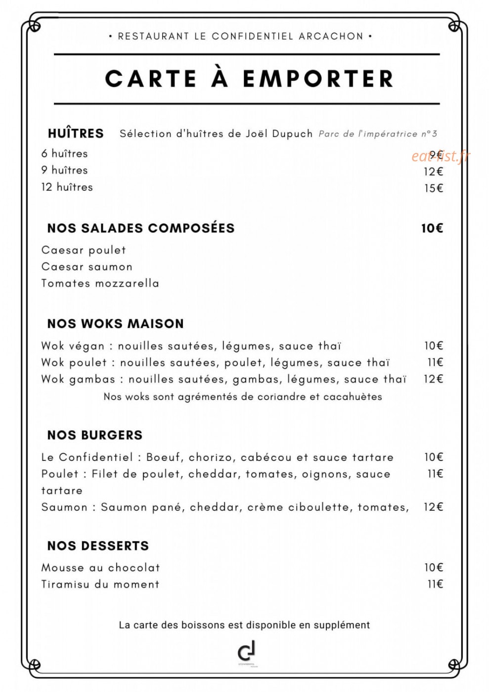 Le Confidentiel — carte page 2