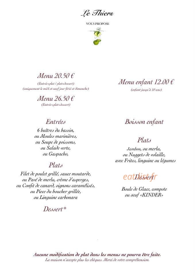 Le Thiers — carte page 10