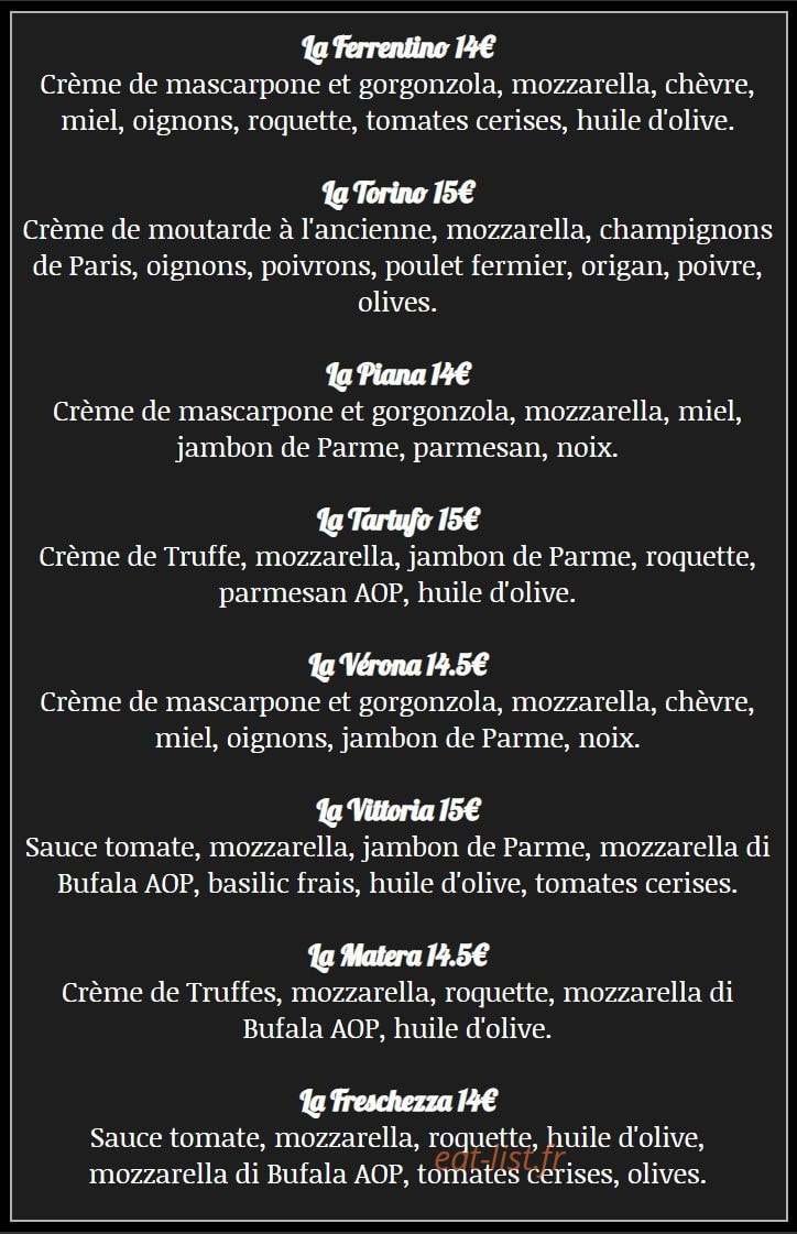 Les Pizzas du Bassin — carte page 3