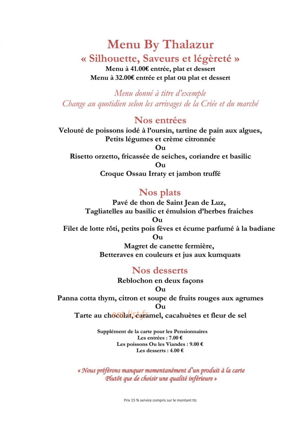 Thalazur Arcachon — carte page 5