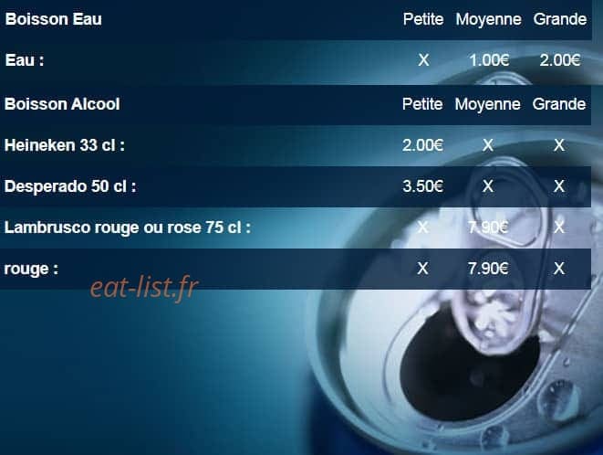 Les Pizzas de Charlotte — carte page 3