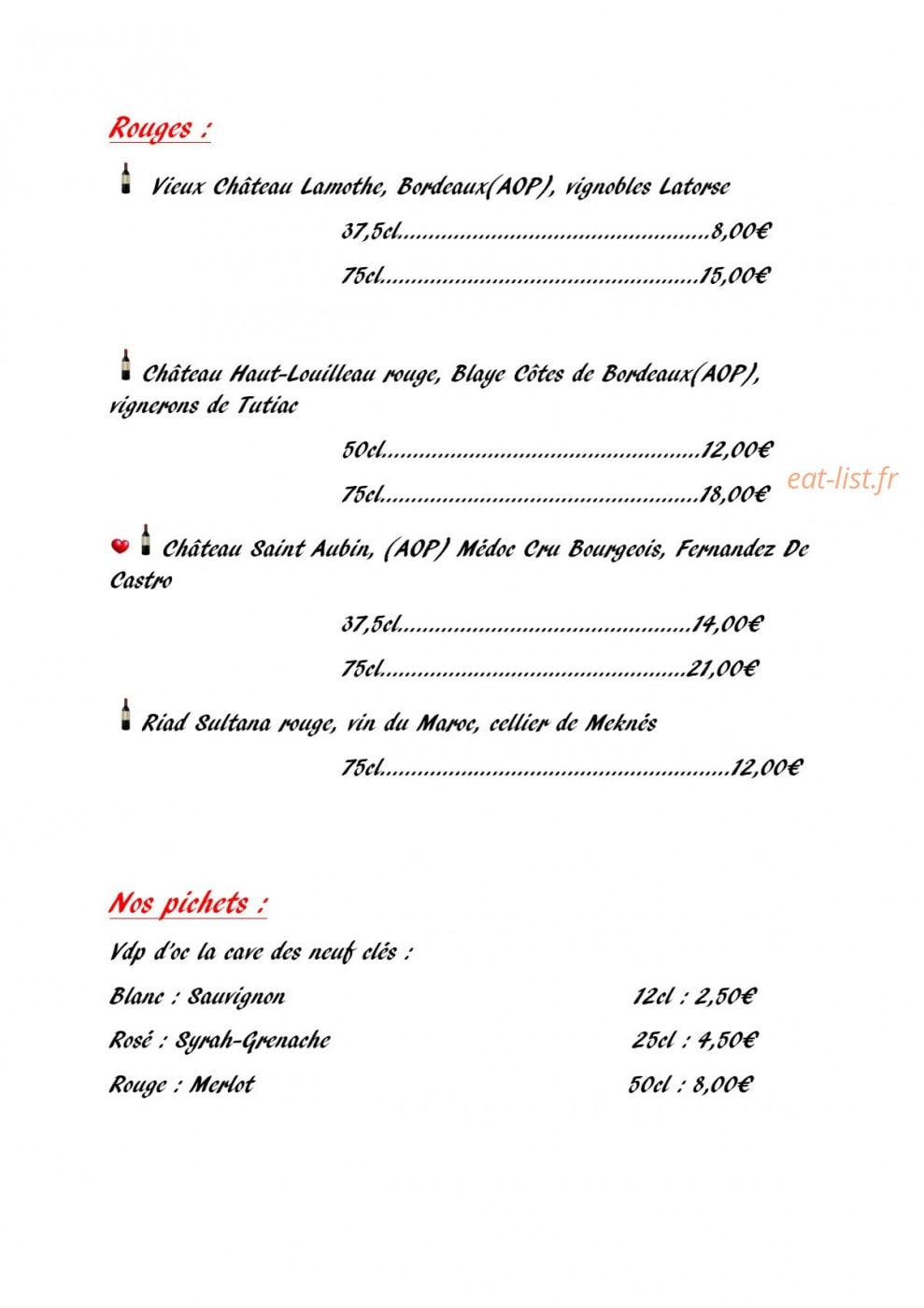 Le Belem — carte page 3