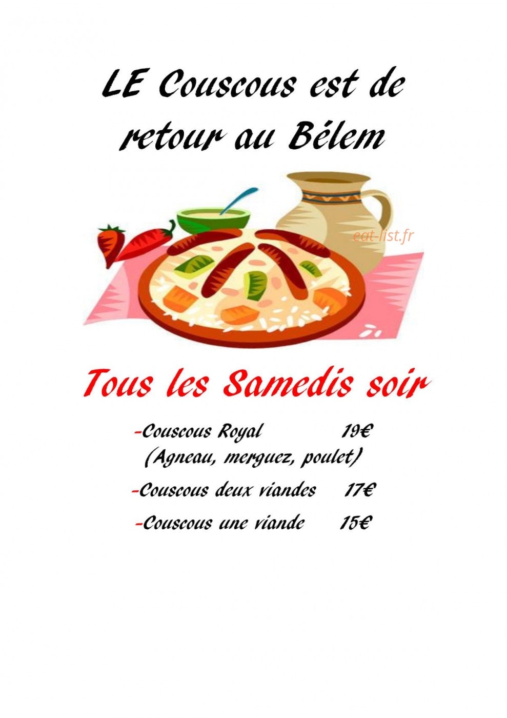 Le Belem — carte page 9