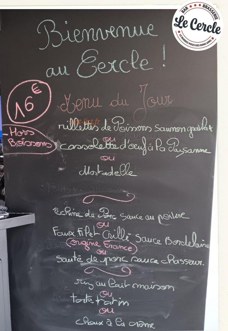 Le Cercle — carte page 1