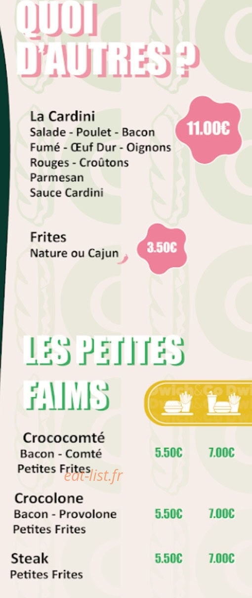 Dwich&Co — carte page 3