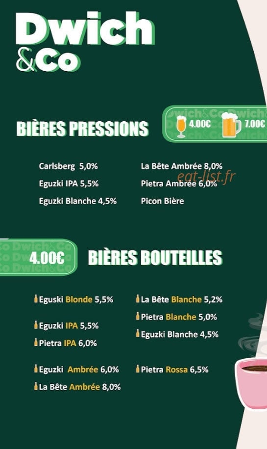 Dwich&Co — carte page 5