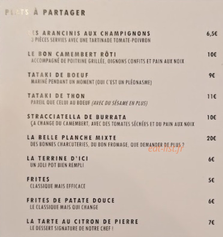 L'imprévu — carte page 1