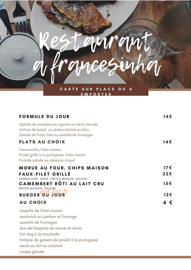 Francesinha — carte page 1