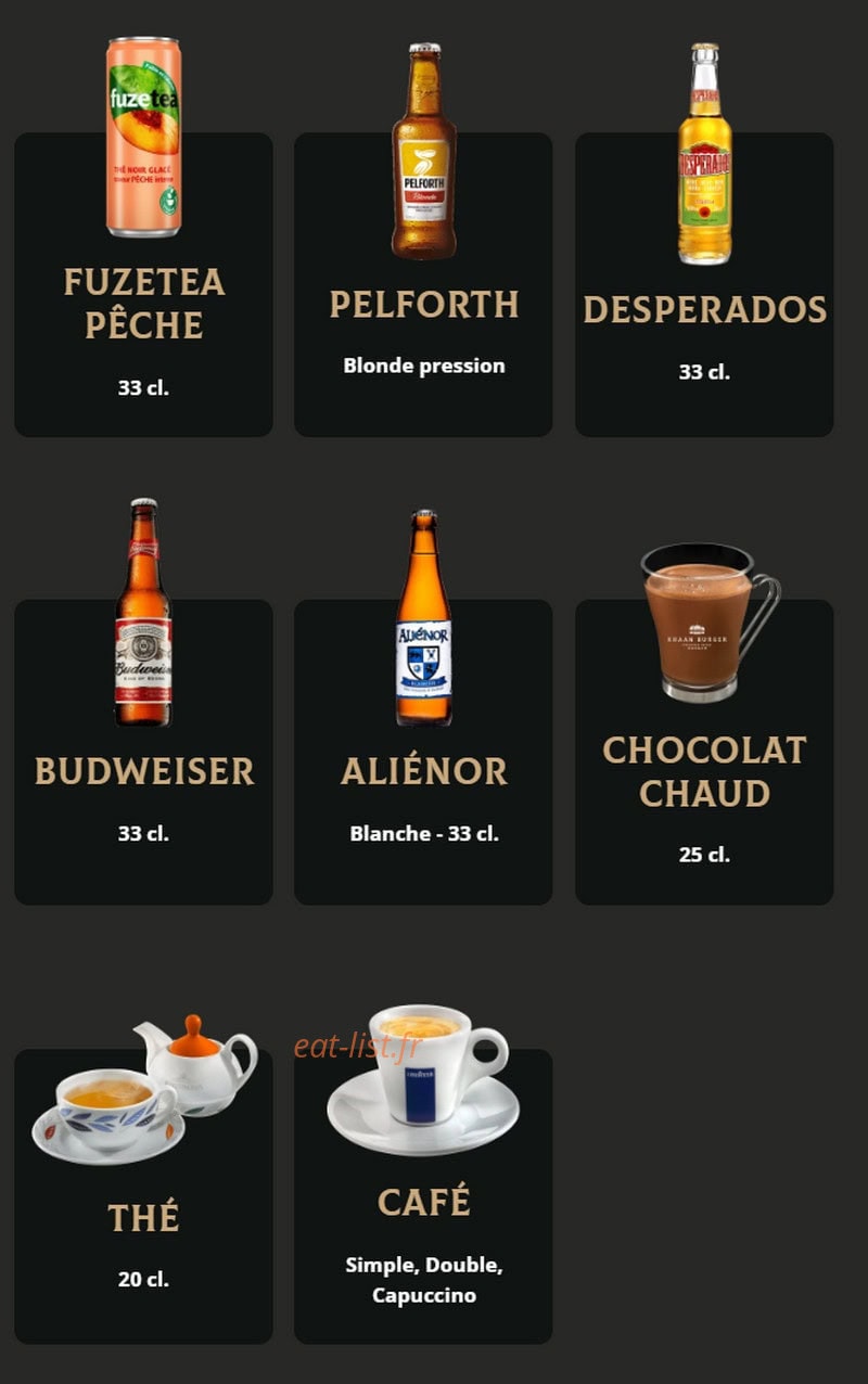 Khaan Burger & Poke — carte page 8