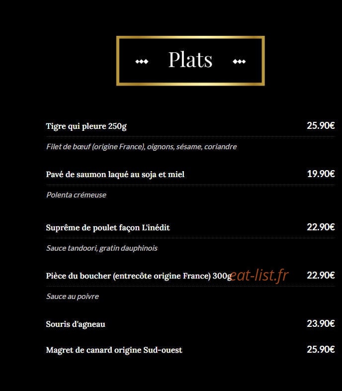 L’inédit — carte page 2