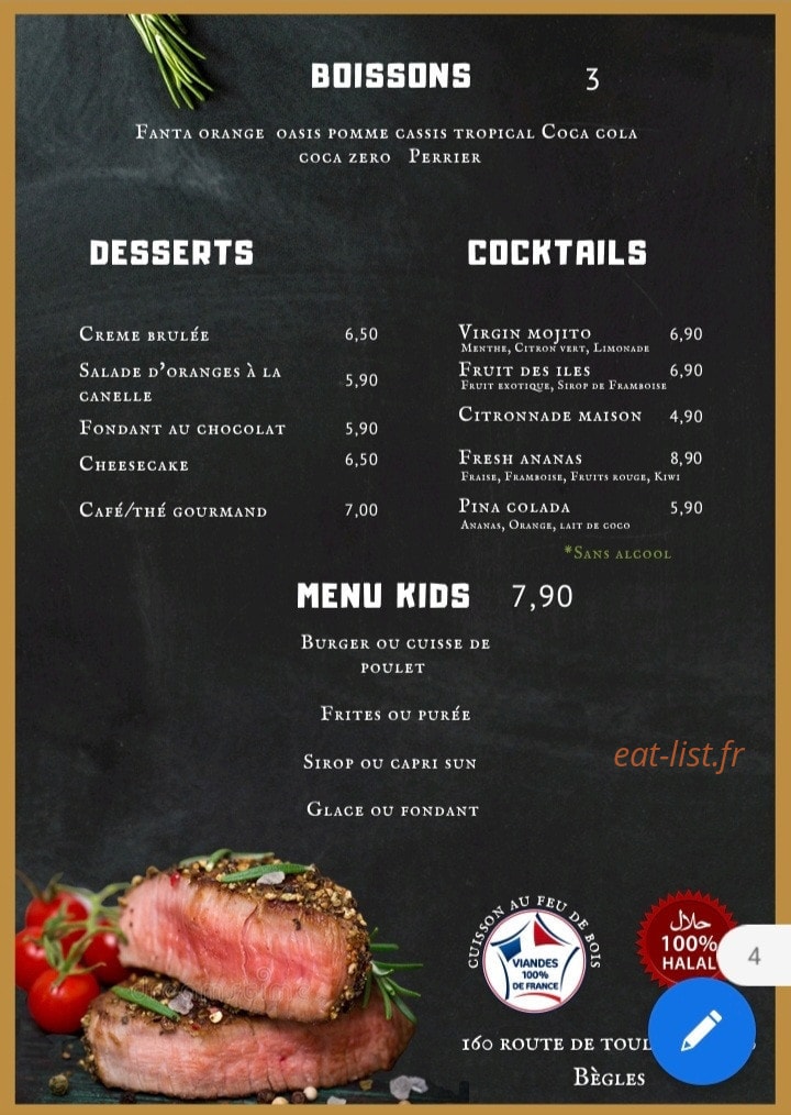 La Flamme — carte page 4