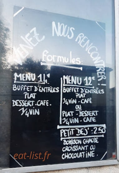 Le Carnaval Café — carte page 1