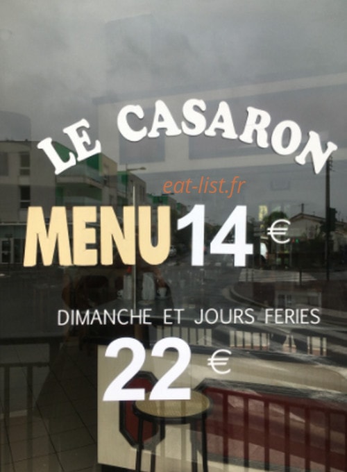 Le Casaron — carte page 1