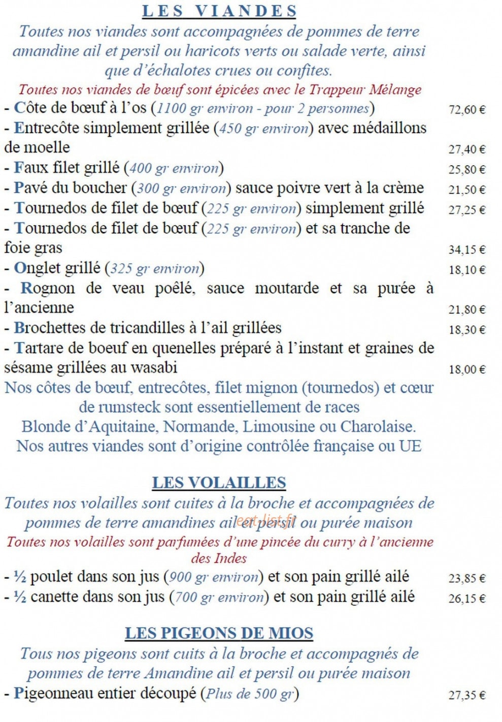 Le chiopot — carte page 2