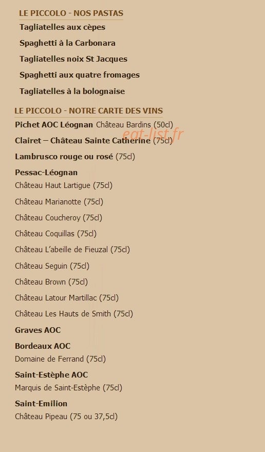 Le Piccolo — carte page 4