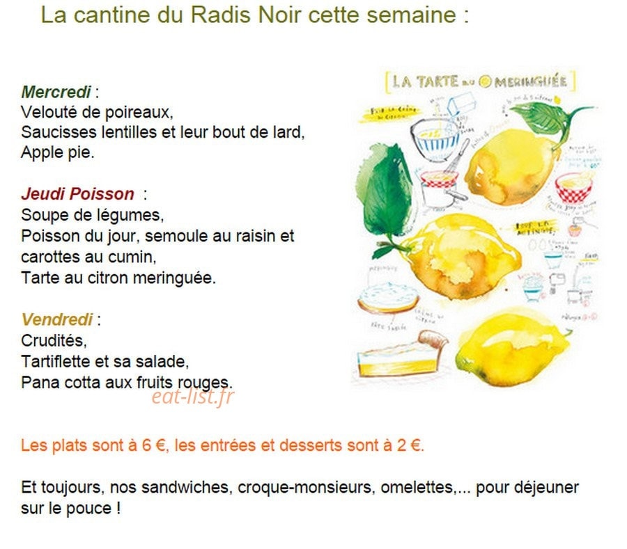 Le radis noir — carte page 1