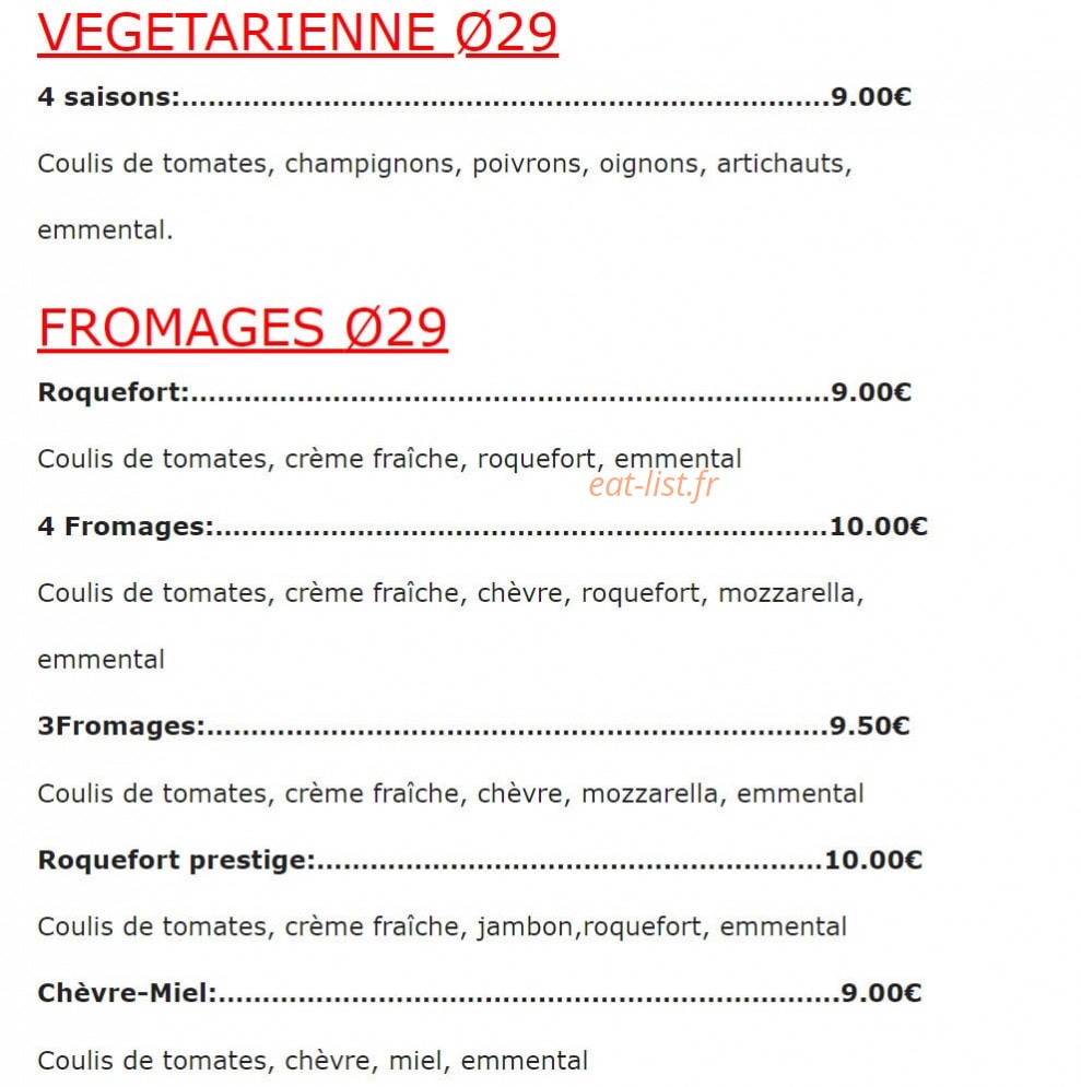 Pizza bingo — carte page 5