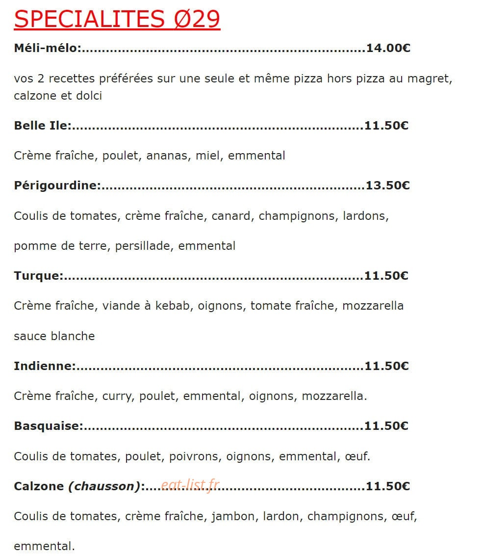 Pizza bingo — carte page 7