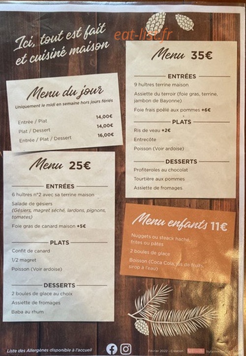 La Bucherie — carte page 1