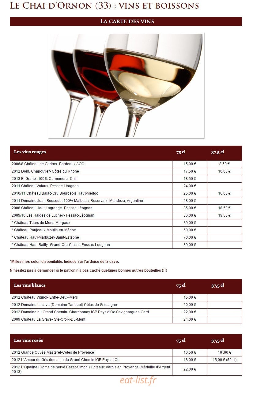 Chai d’Ornon — carte page 2