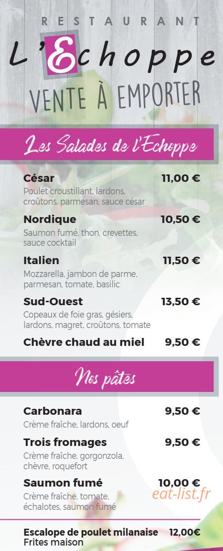 l'echoppe — carte page 10