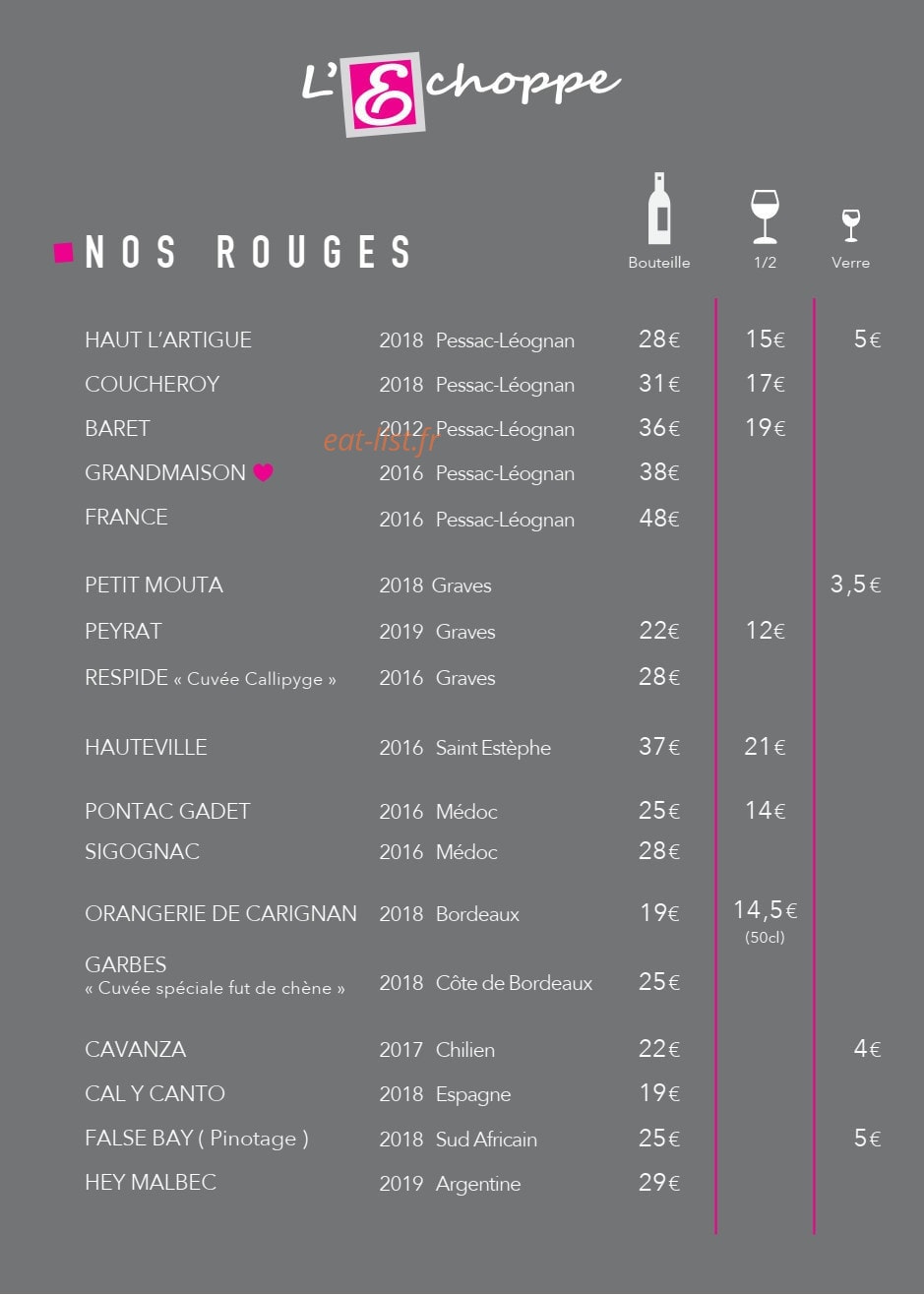 l'echoppe — carte page 7