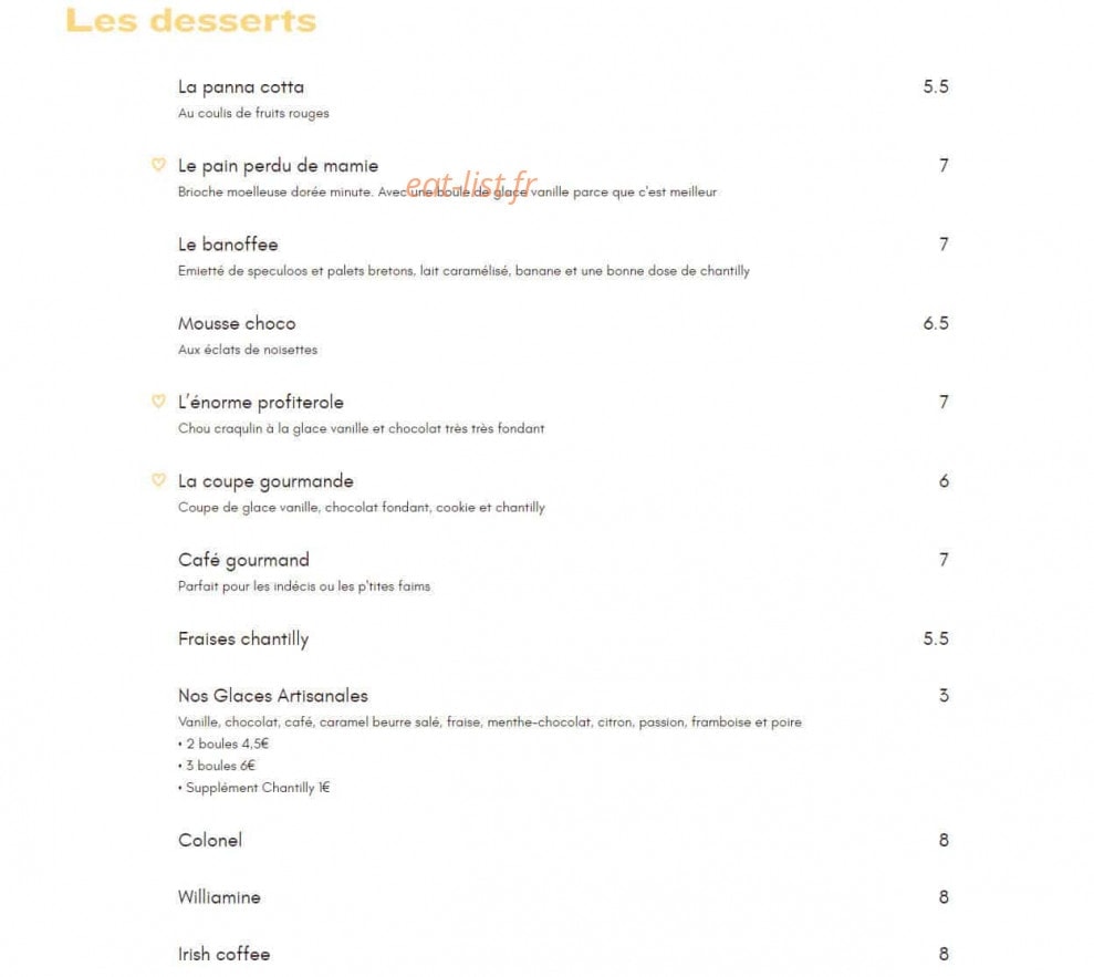 La Côte & l'Arête — carte page 4