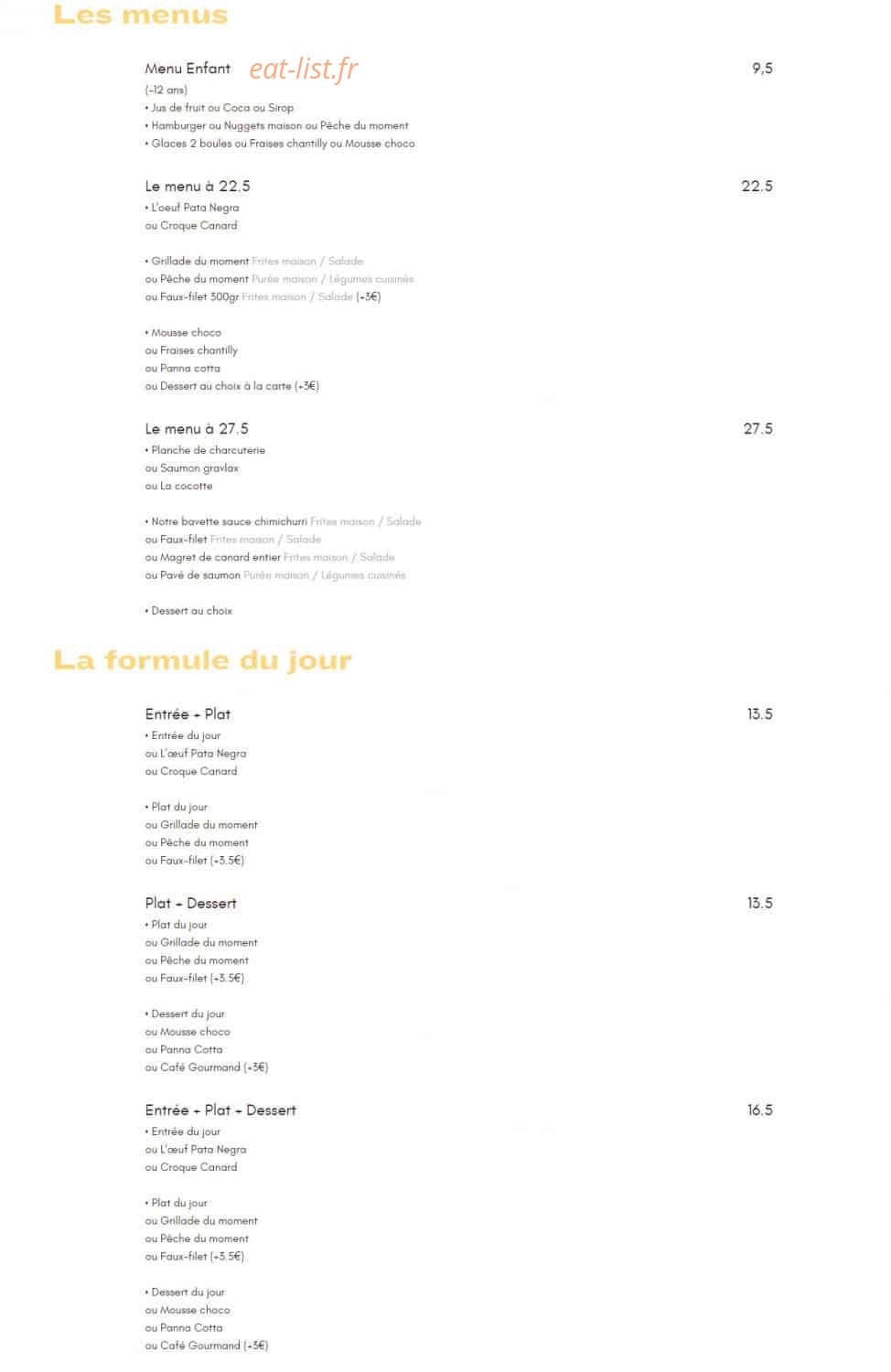 La Côte & l'Arête — carte page 5