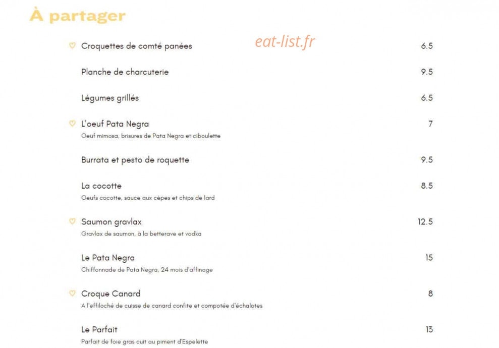 La Côte & l'Arête — carte page 1