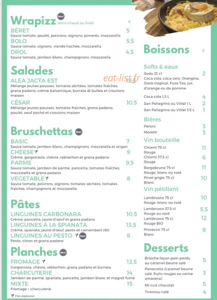 La Dolce Vita — carte page 2