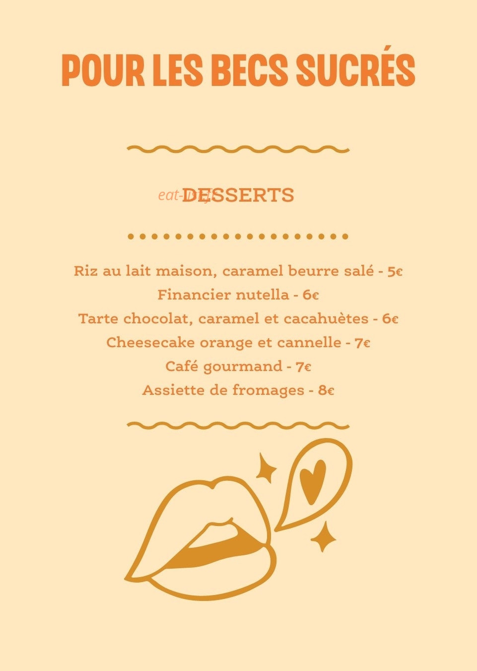 La Guinguette du Coq — carte page 4
