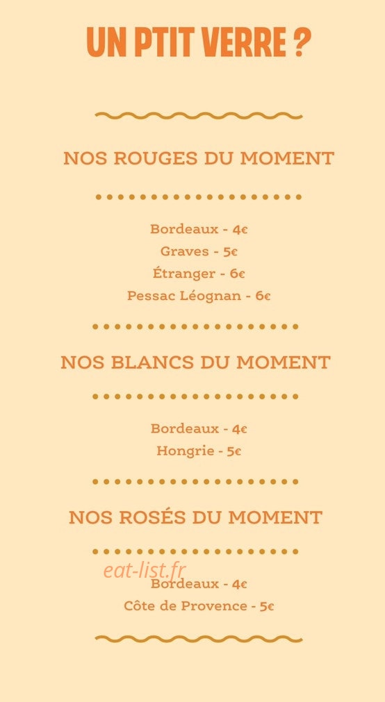 La Guinguette du Coq — carte page 8