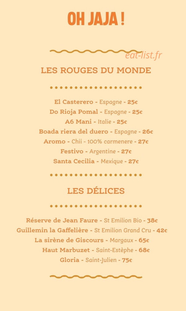 La Guinguette du Coq — carte page 9