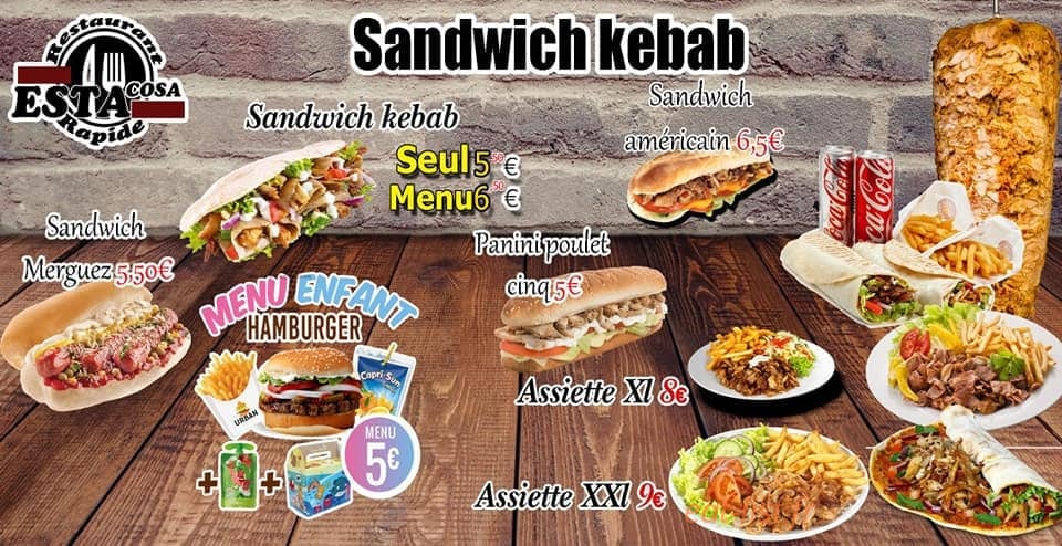 Restaurant Esta Cosa — carte page 2