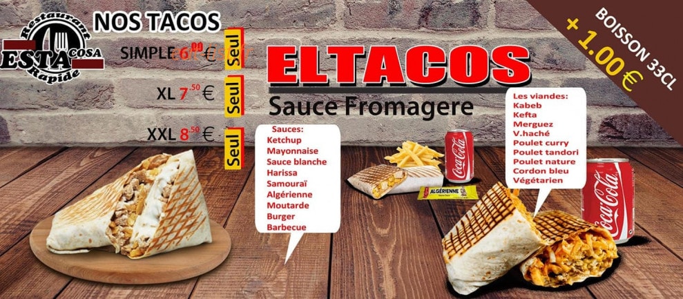 Restaurant Esta Cosa — carte page 3