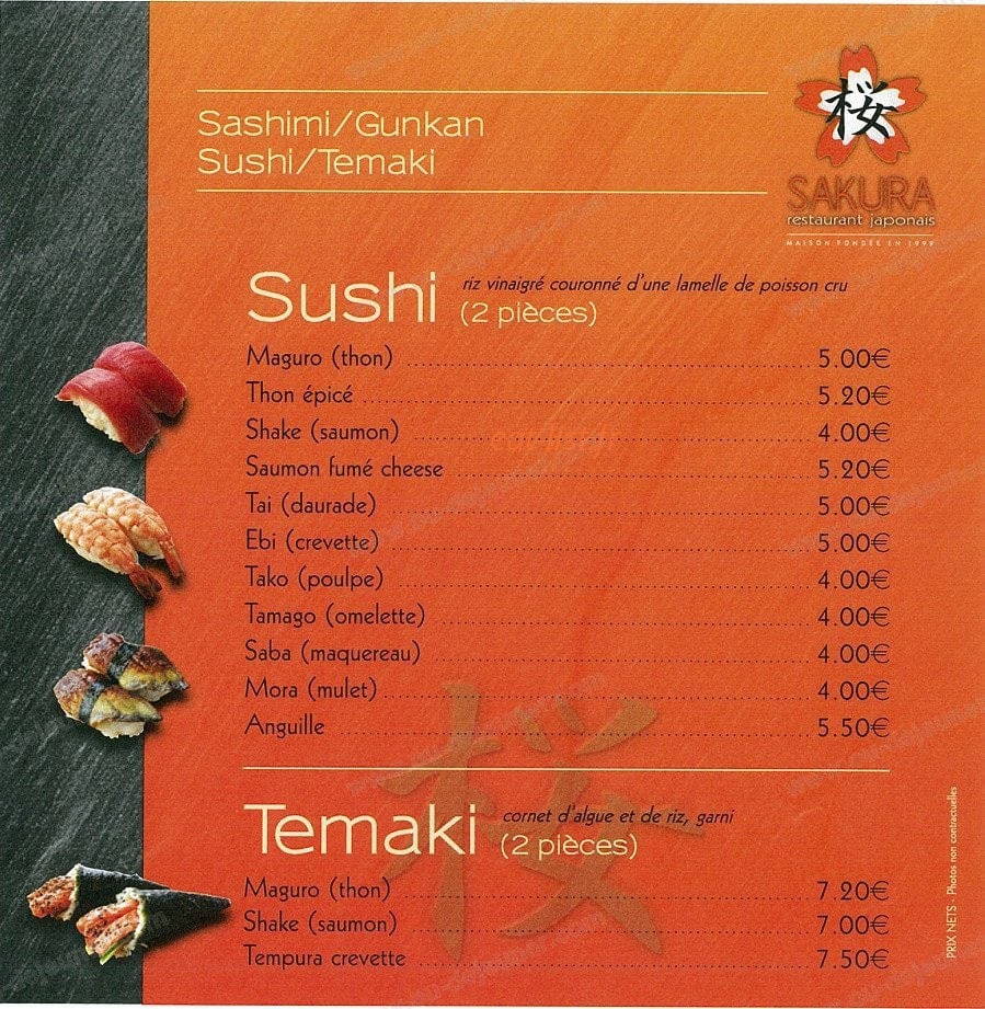 Sakura — carte page 6