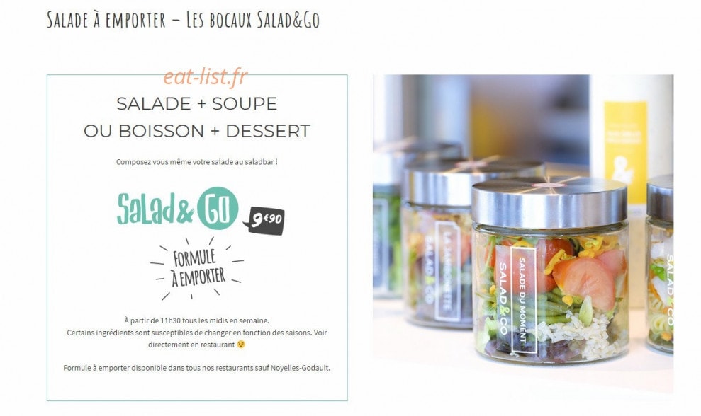 Salad&Co — carte page 2
