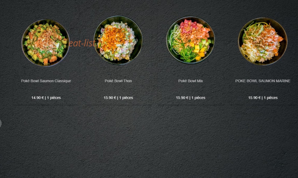 Sushi Forêt — carte page 10