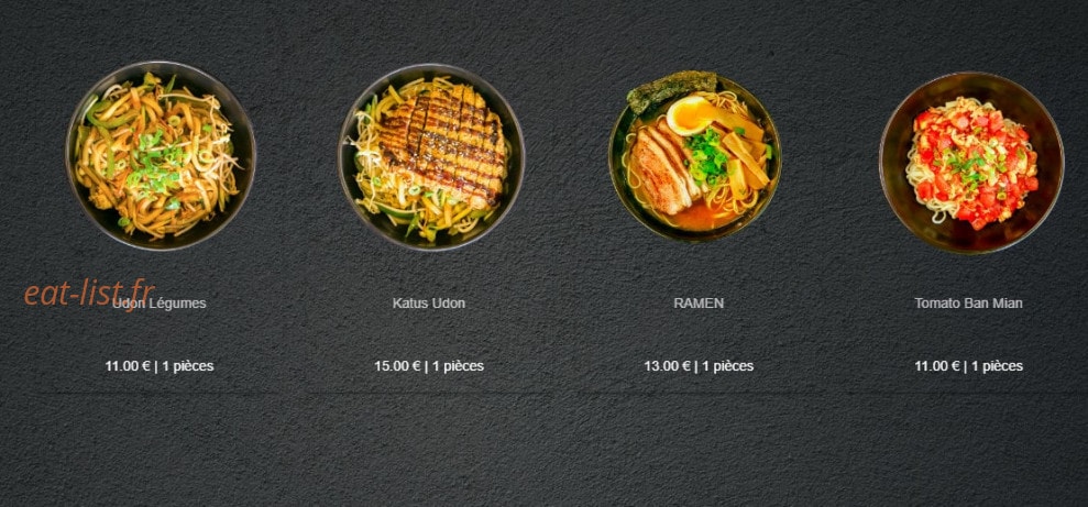 Sushi Forêt — carte page 13