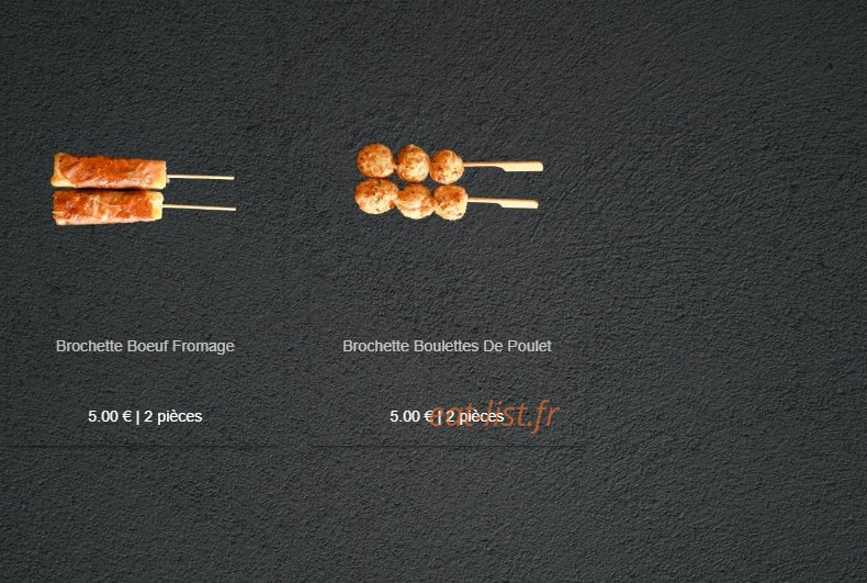 Sushi Forêt — carte page 3