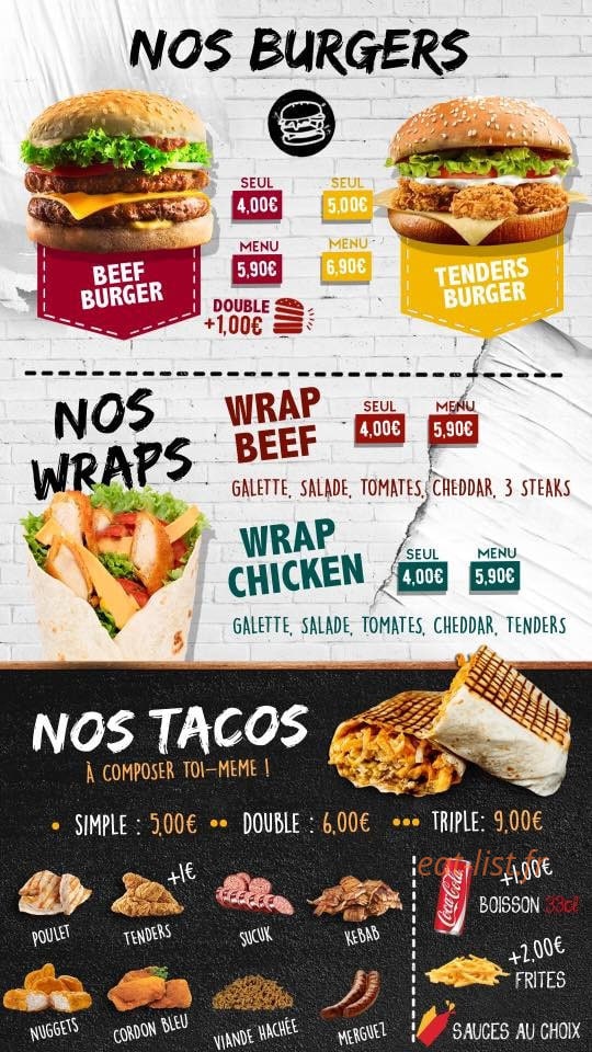 Best Of Kebab — carte page 1