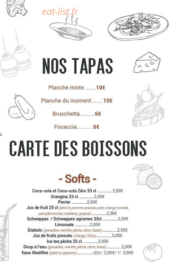 Goutez et Partagez — carte page 2