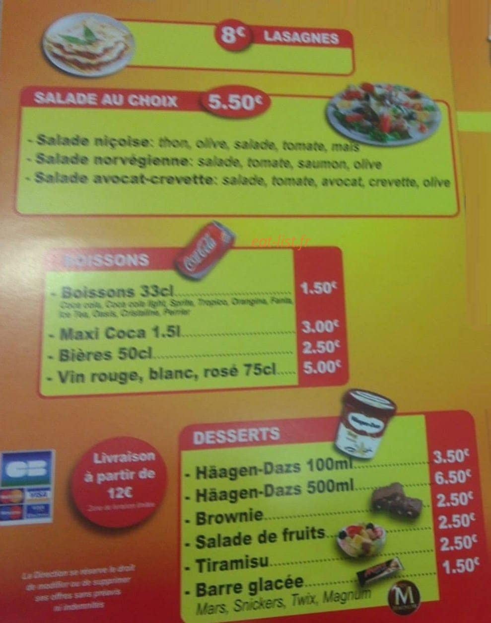 Le Marché Des Saveurs — carte page 4