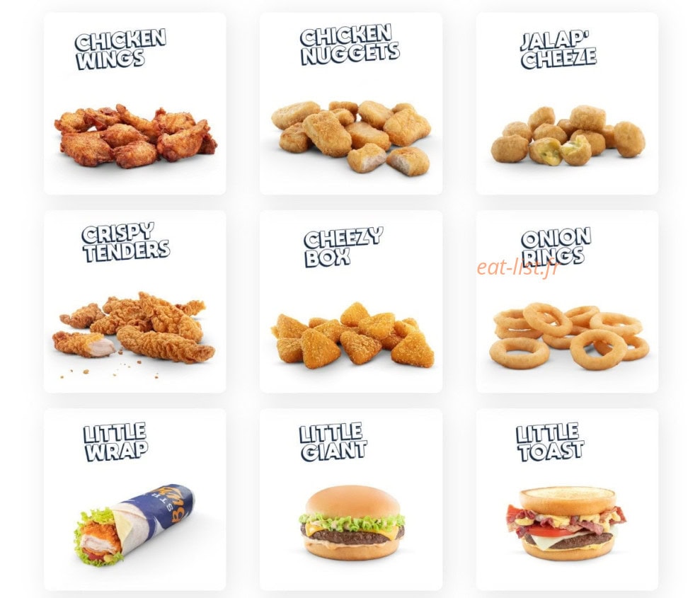 Str'eat Burger — carte page 5
